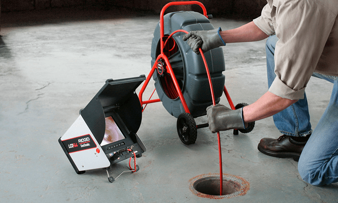 Video Pipe Inspection in Longcreek